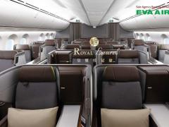 Nâng hạng vé lên Royal Laurel EVA Air - Trải nghiệm thượng lưu